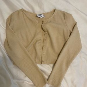 Beige cardigan